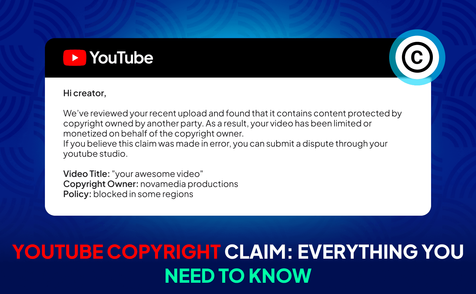 Youtube Copyright Claim_ Everything You Need To Know